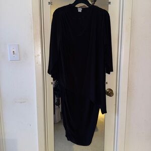Chico's Asymmetrical Black Dress